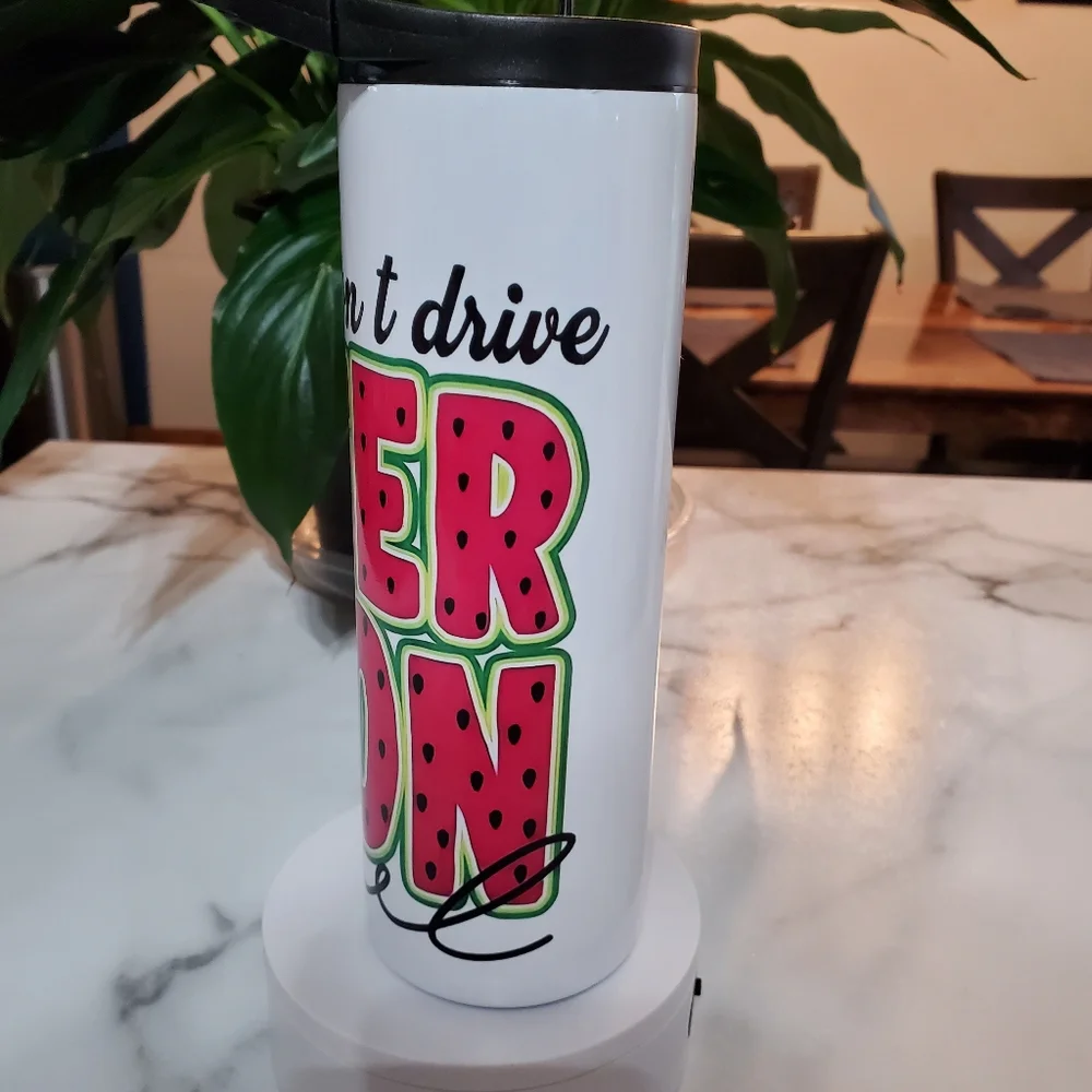Do The Watermelon Crawl Funny 20oz Tumbler with duo lids 🎉sale